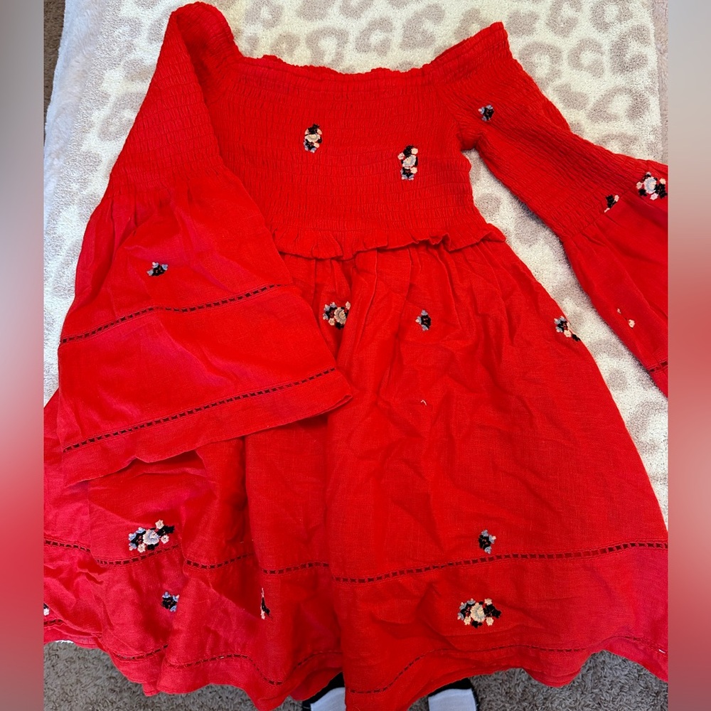 Free People Red Dress
